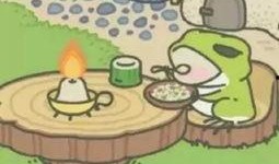 青蛙吃瓜表情,趣味横生的夏日趣味瞬间